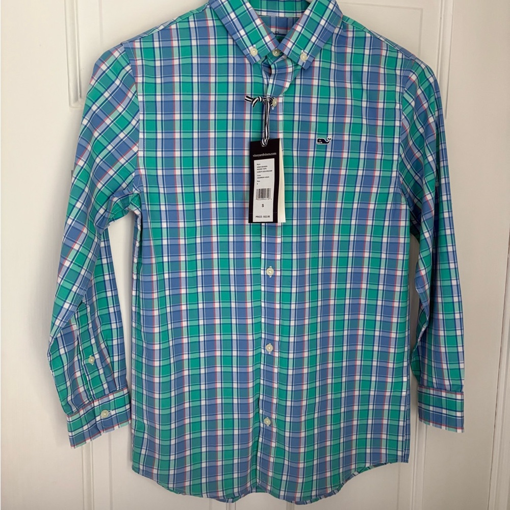 Boys Vineyard Vines Plaid Shirt